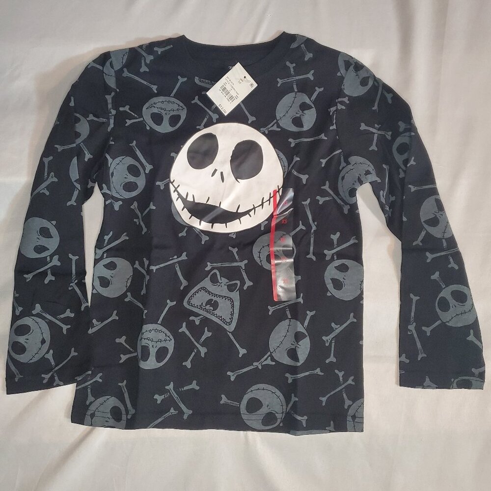 Disney The Nightmare Before Christmas boys long sleeve shirt extra small new